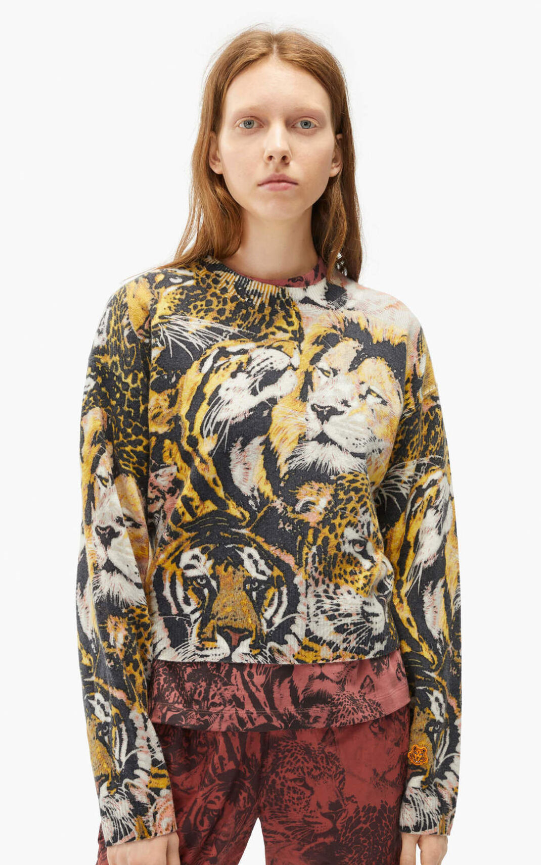 Kenzo Wildtigers wool Jerseys Mujer Multicolor Multicolor | 1608473-DW